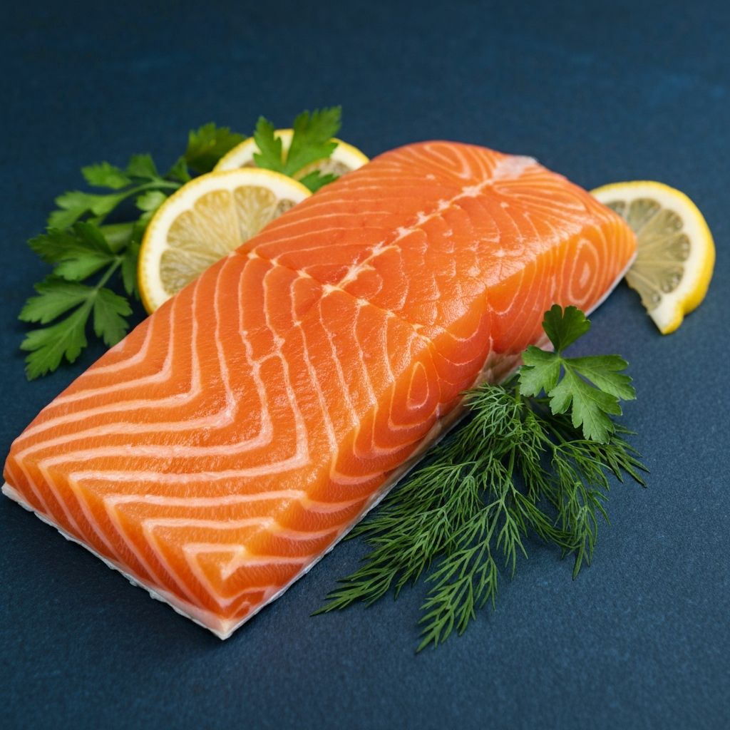 Fresh fish and omega-3 sources